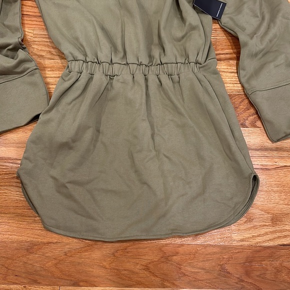 Noughts & Kisses Celina Khaki Jersey Dress - Picture 11 of 12